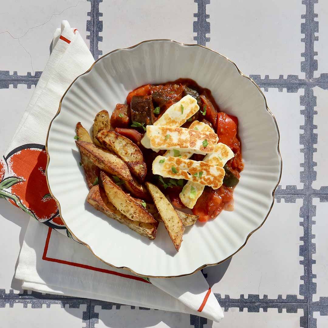 Halloumi Ratatouille