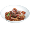 Tomato Quorn Meatballs with Penne Pasta - diet food lunches