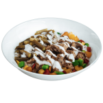 Cajun Chicken & Brown Rice With A Yoghurt & Mint Sauce - diet meal