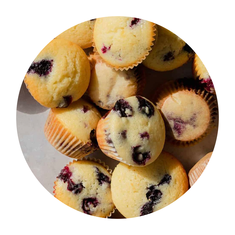 Blueberry Muffins Diet Food Delivery Healthy, Weight Loss Meals l
